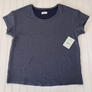 NWT Tommy John Waffle Knit Lounge T Shirt Top Tee Night Sky Size Womens XS